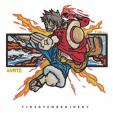 Monkey D. Luffy 2 | One Piece - Animé  - Embroidery Design - FineryEmbroidery